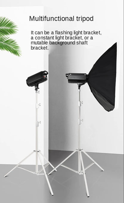 Heavy-Duty Stainless Steel Photography Light Stand