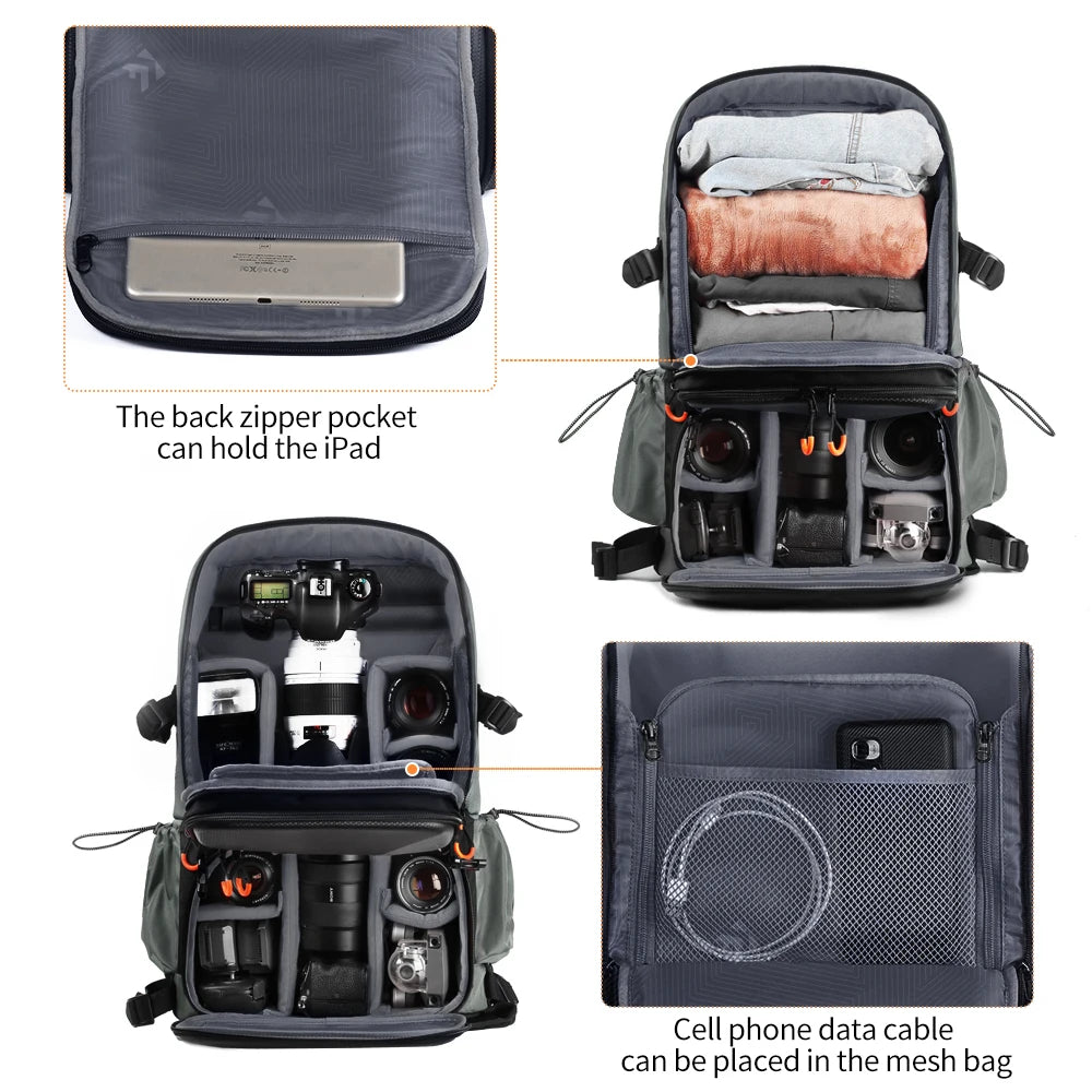 K&F 32L/25L 2-in-1 Camera Backpack and Sling Bag