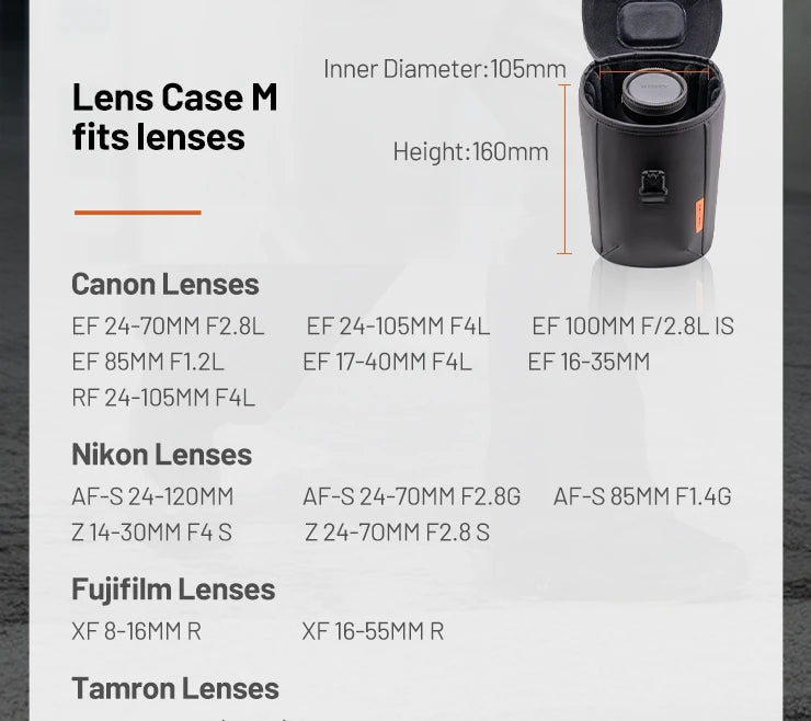 PGYTECH Telephoto Lens Bag M / L