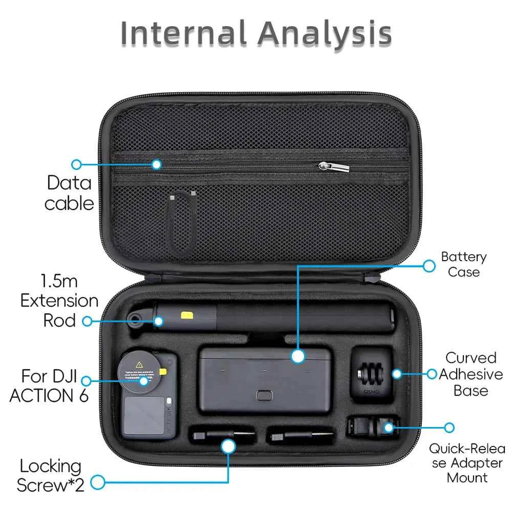 Protective Carry Case for DJI Osmo Action 6