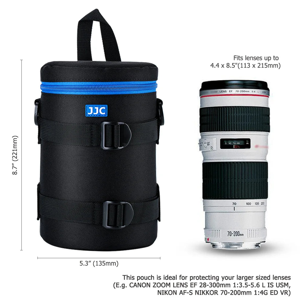 JJC Deluxe Camera Lens Pouch DLP-II Series