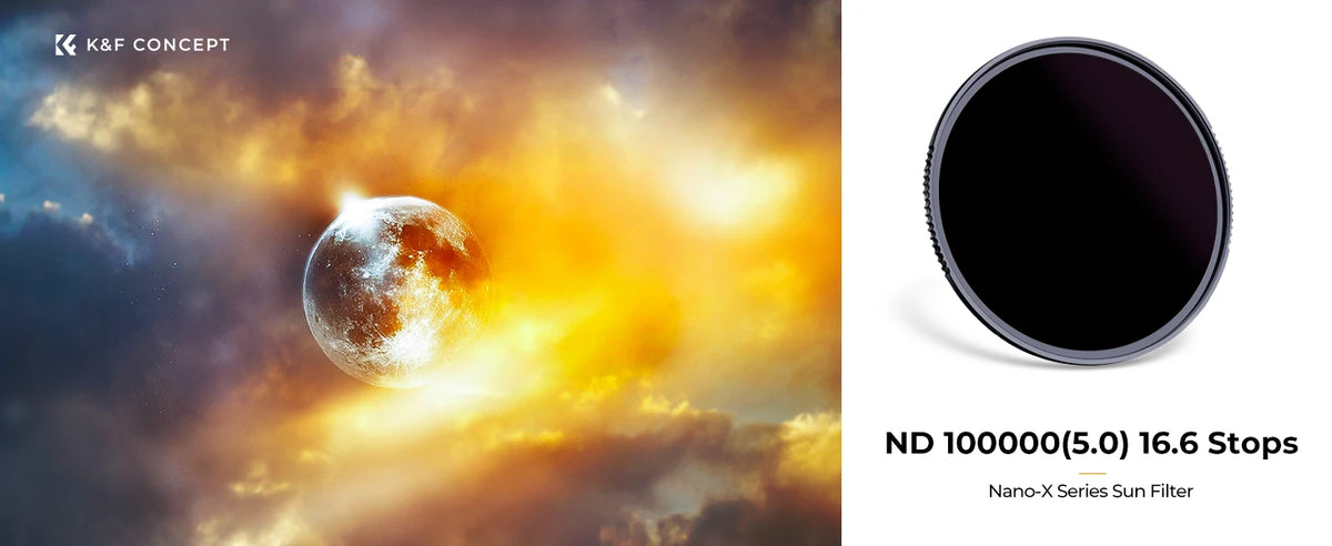 K&F Concept ND100000 Solar Lens Filter - ND100000 / 55mm