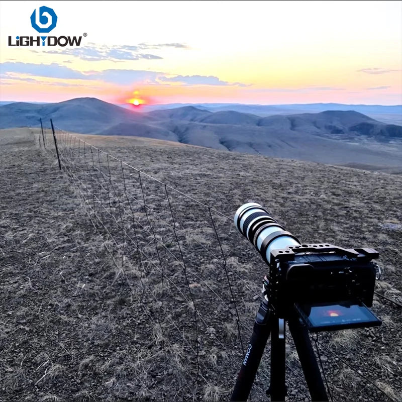 Lightdow 420-800mm f/8.3-16 Manual Super Telephoto Lens