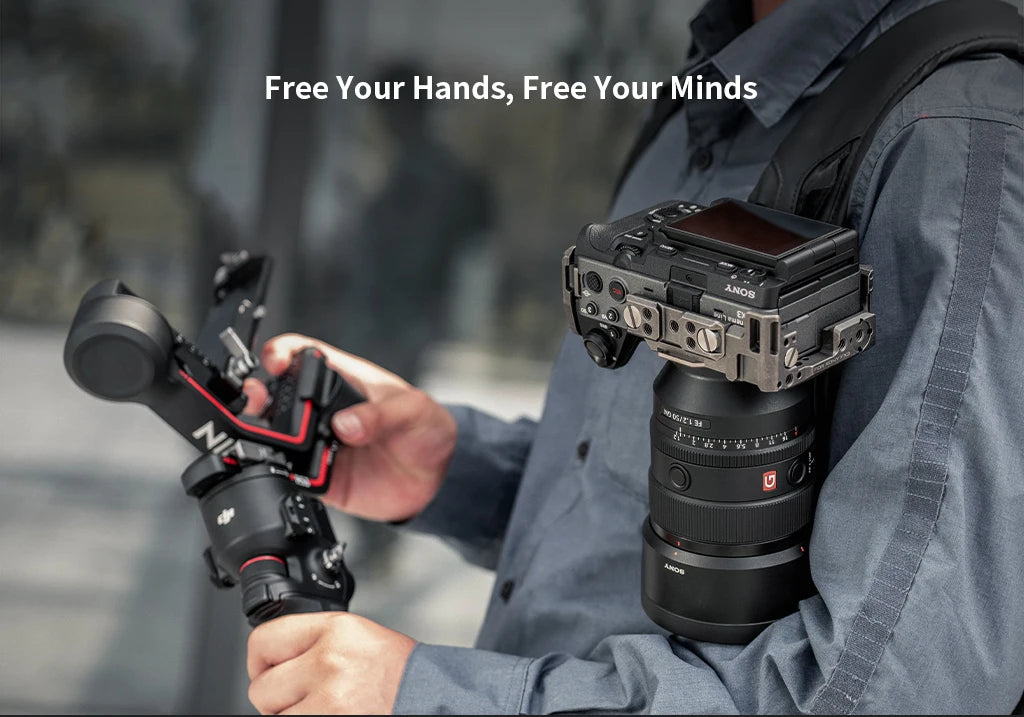 PGYTECH Beetle Camera Clip with Quick Release Plate