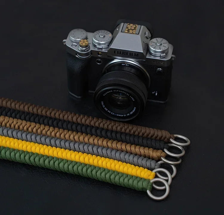 Camera Hub Essentials Woven Quick Release Camera Wrist Strap - Gray handstrap
