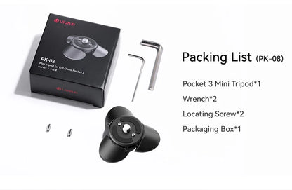 Ulanzi Mini Tripod & ARRI Base for DJI Osmo Pocket 3