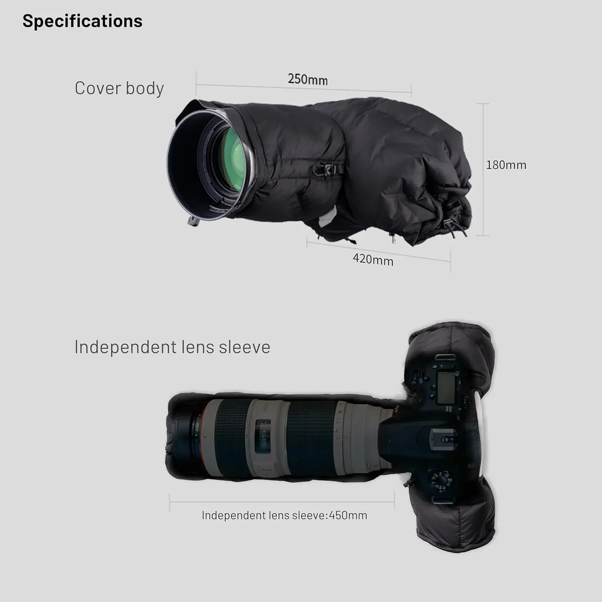 PGYTECH Insulated Cold Weather Camera Cover