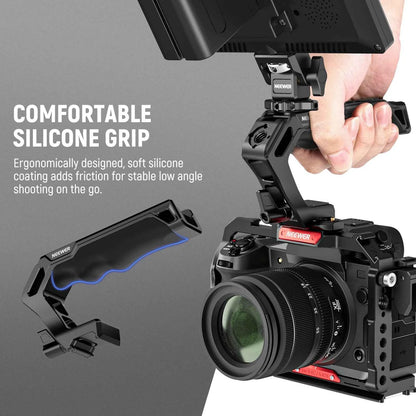 NEEWER Top Handle and NATO Rail Kit for Camera Cages