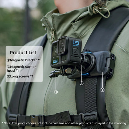 Coogens T6 Pro Magnetic Quick Release Backpack Camera Clip
