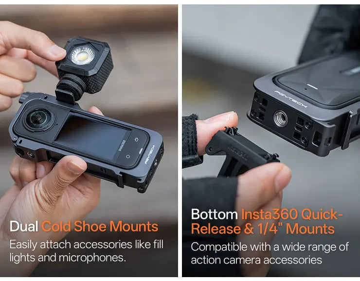 PGYTECH Camera Cage for Insta360 X5 & X4
