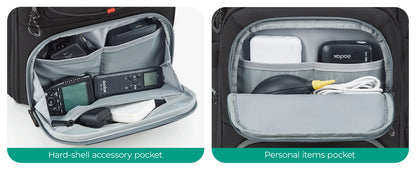 BAGSMART Camera Backpack with 15.6 Inch Laptop Compartment