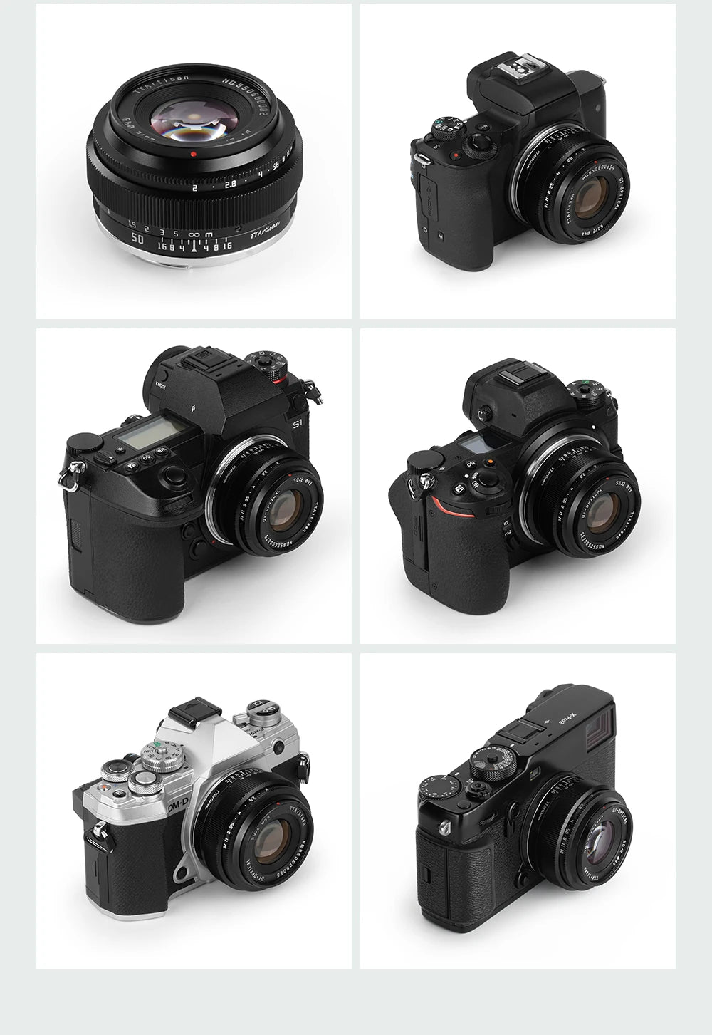 TTArtisan 50mm f/2 Full Frame Manual Focus Lens