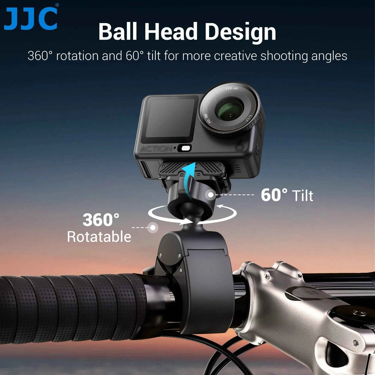 JJC Handlebar Clamp Mount for DJI Osmo Action