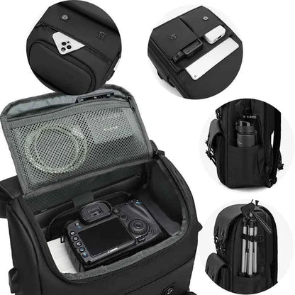 Large Capacity Camera & Drone Backpack - GRAY product image