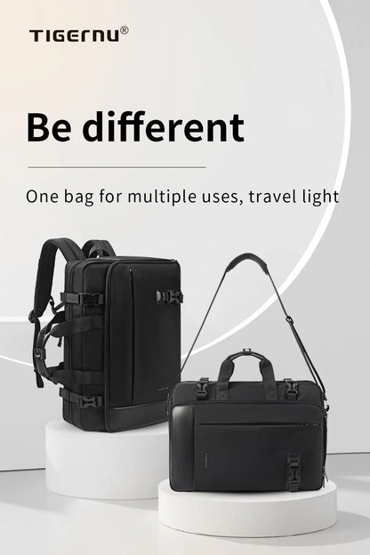 TIGERNU 17 Inch 3-in-1 Laptop Travel Backpack