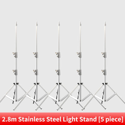 Heavy-Duty Stainless Steel Photography Light Stand