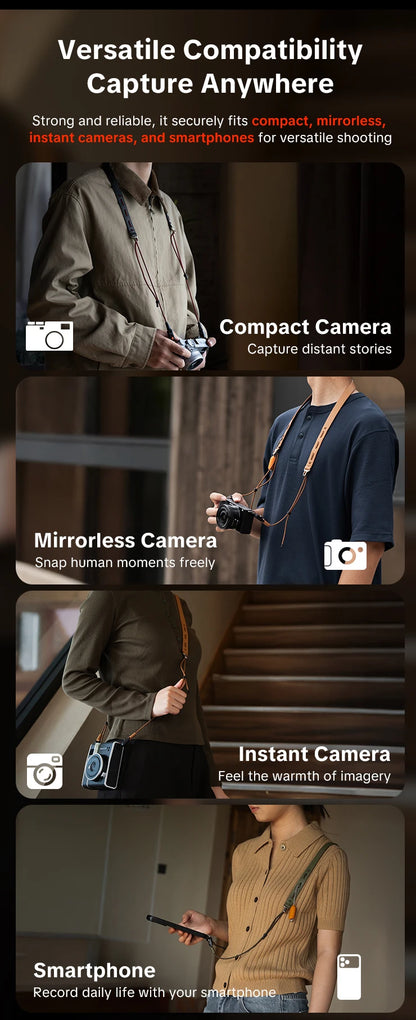 PGYTECH Camera Strap Slim Vintage