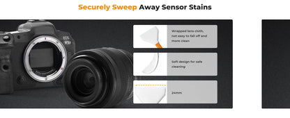 K&F Concept Camera Sensor Cleaning Swab & Liquid Kit