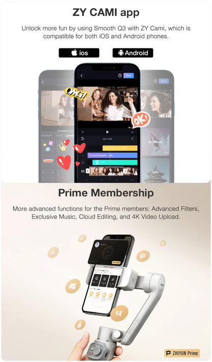 Zhiyun Smooth Q3 3-Axis Smartphone Gimbal