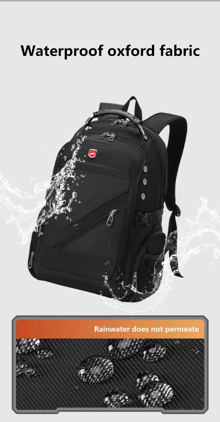 Water-Resistant 17–20-inch Laptop Travel Backpack