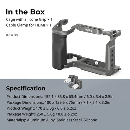 SmallRig 4949 HawkLock Cage Kit for Sony ZV-E10 II