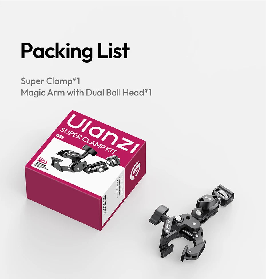 Ulanzi CO78 Super Clamp Magic Arm Kit