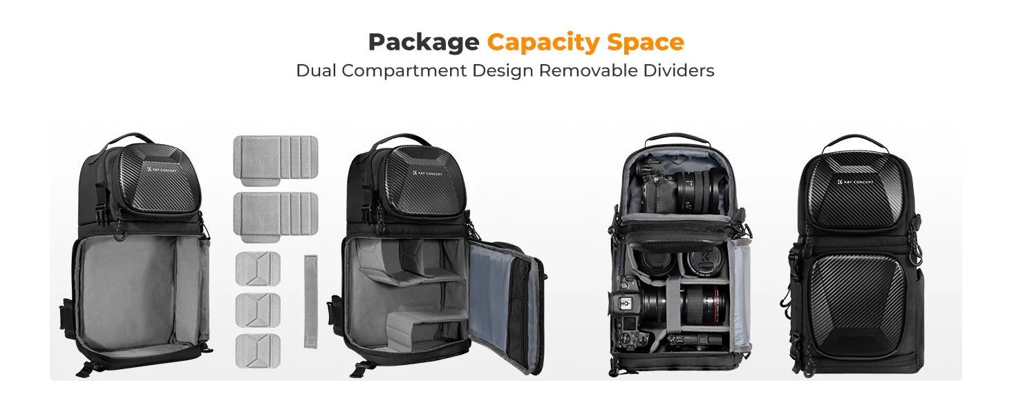 K&F Concept 10L Hardshell Camera Sling Bag