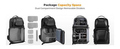 K&F Concept 10L Hardshell Camera Sling Bag