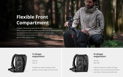 PGYTECH OneMo 2 Camera Backpack with Shoulder Bag