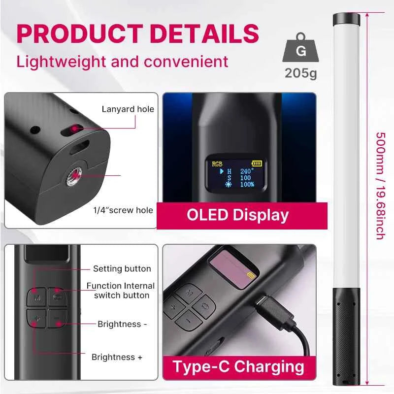 Ulanzi VL119 RGB Handheld LED Light Wand
