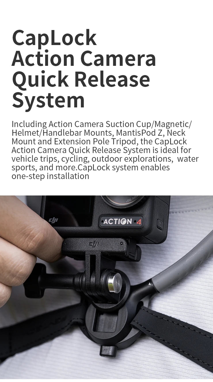 PGYTECH CapLock Neck Mount for Action Cameras & Phones