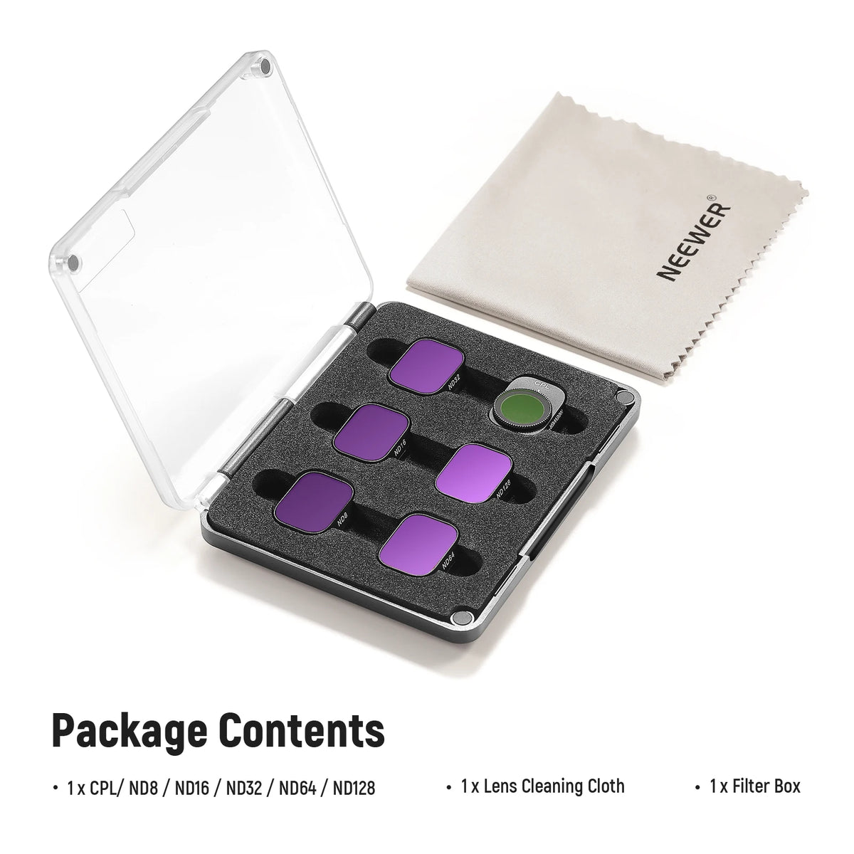 NEEWER 6-Pack ND Filter Set for DJI Mini 3 and Mini 3 Pro