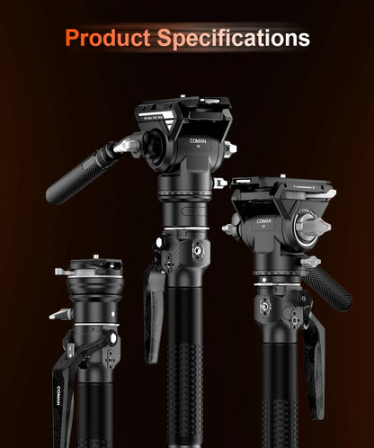 COMAN M1 Carbon Fibre Monopod Tripod