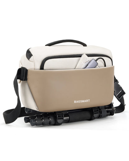 BAGSMART Camera Sling Bag with Tripod Holder