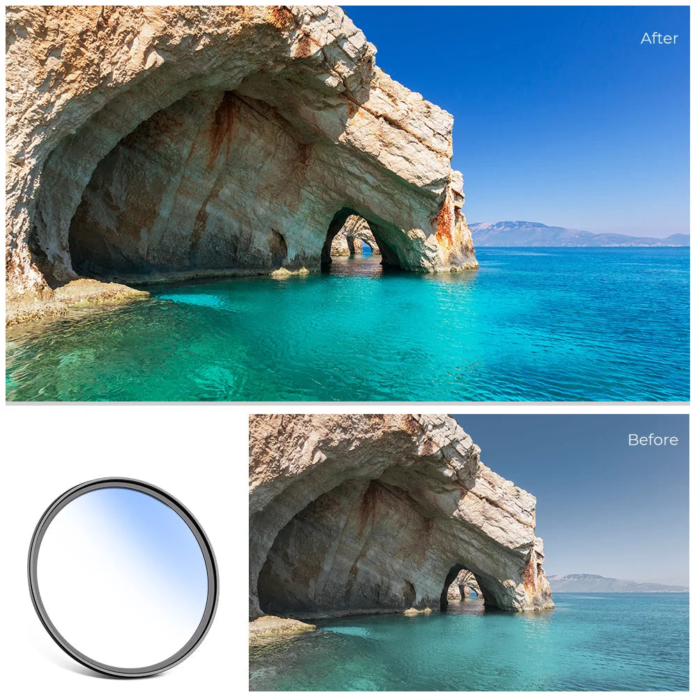 K&F Concept Multi-Coated UV Lens Filter - UV C-Series / 52mm