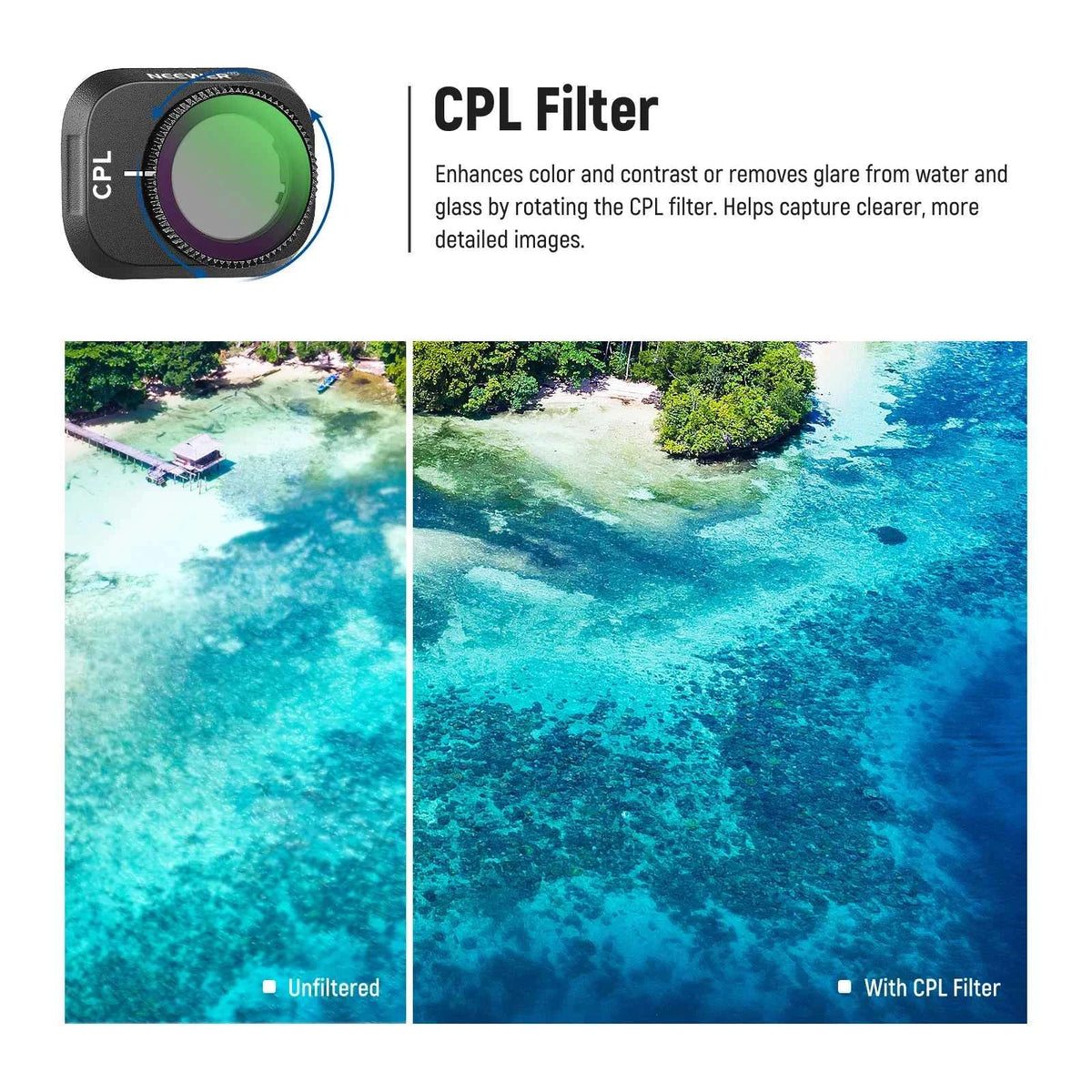NEEWER 6-Pack ND Filter Set for DJI Mini 3 and Mini 3 Pro