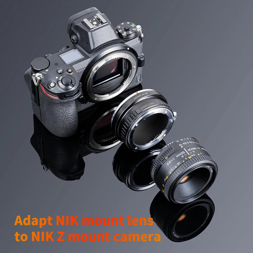 K&F Concept Lens Mount Adapter - Lens Minolta Sony AF / Nikon Z Mount