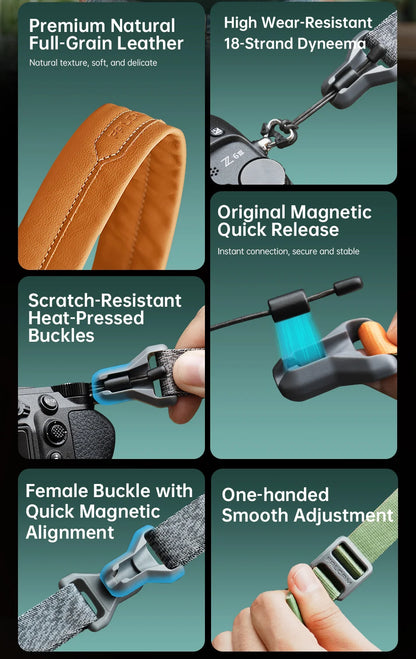 FALCAM MAGLINK Classic V2 Magnetic Camera Shoulder Strap