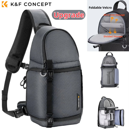 K&F Concept 10L Camera Sling Bag for DSLR & Mirrorless Cameras