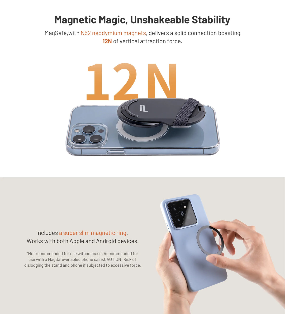 PGYTECH MagFlex Magnetic Phone Holder & Folding Stand