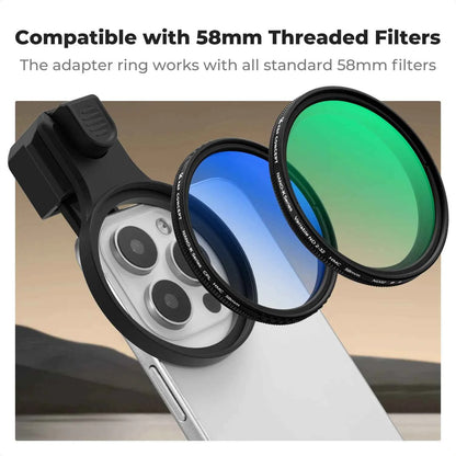 K&F Concept Clip-On Phone Lens Filter Kit