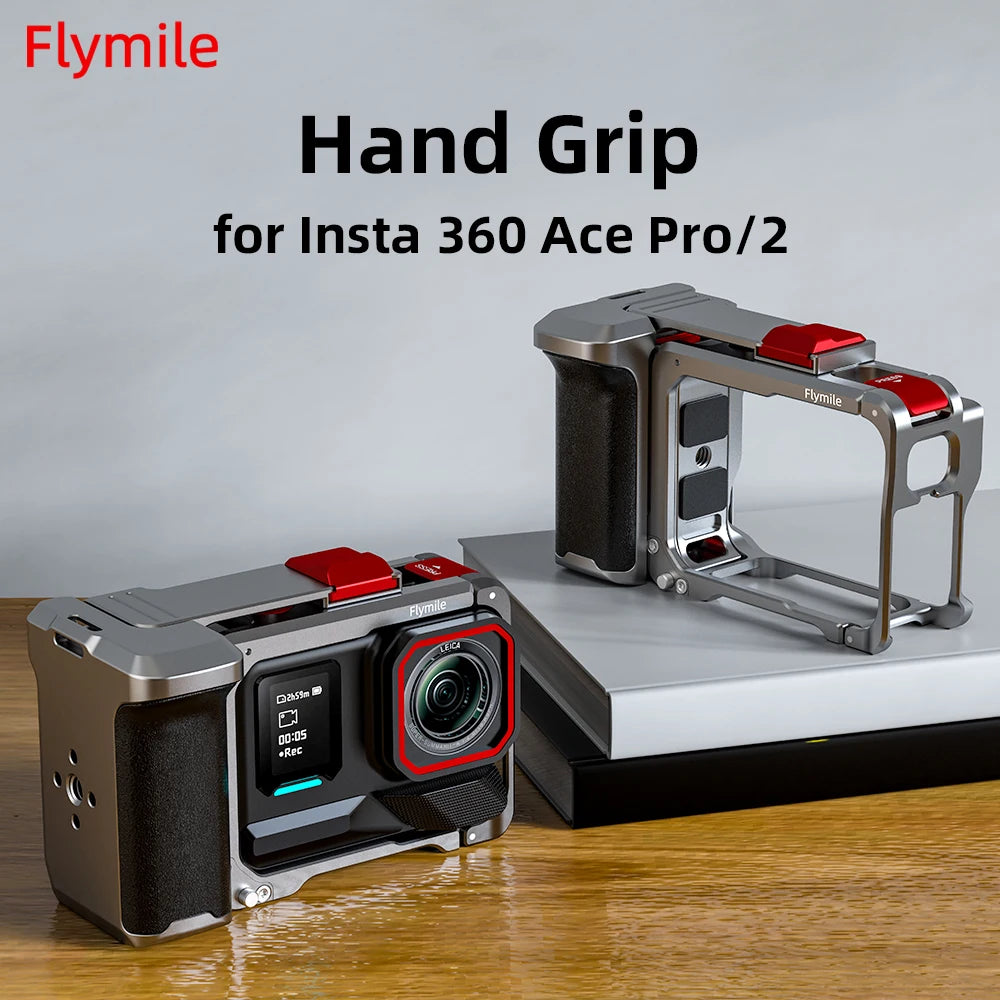 Flymile Camera Cage & Grip Kit for Insta360 Ace Pro 2
