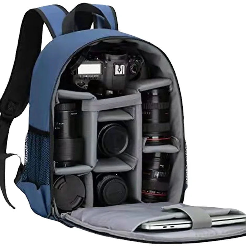 Waterproof DSLR Camera Backpack with Rain Cover & Laptop Compartment product image