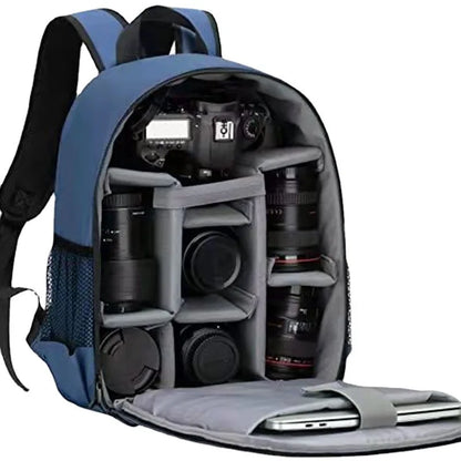 Waterproof DSLR Camera Backpack with Rain Cover & Laptop Compartment product image