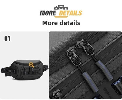 Water-Resistant DSLR Shoulder Bag for 1 Camera and 2 Lenses