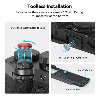 SmallRig 4260 L-Shape Grip for Fujifilm X-T5 with Shutter Button