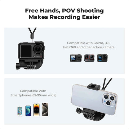 K&F Concept Magnetic Action Camera Neck & Chest Mount