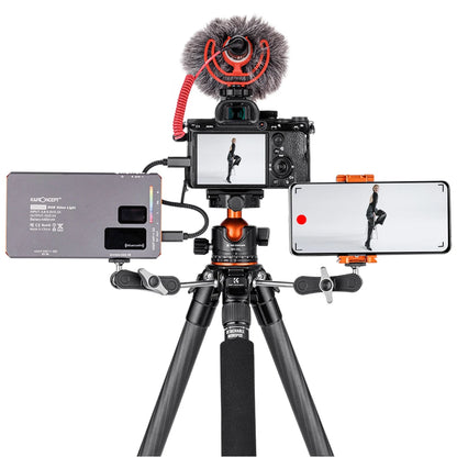K&F A255C2 Carbon Fibre Tripod with 360 Degree Ball Head
