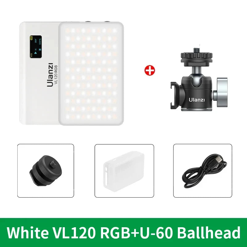 Ulanzi VL120 RGB LED Video Light - CameraHUB