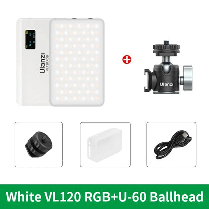 Ulanzi VL120 RGB LED Video Light - CameraHUB